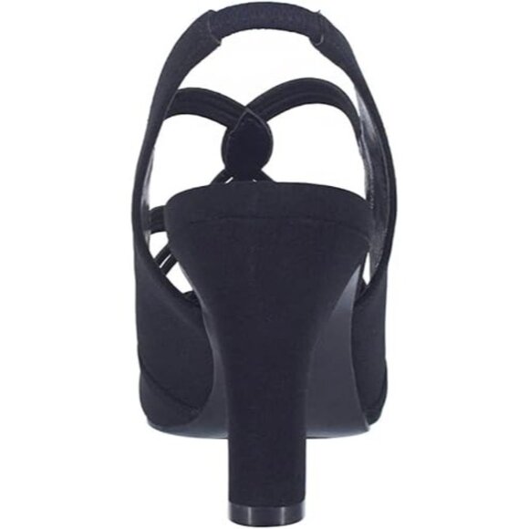 Impo Womens Velia Memory Foam Stretch Slingback Pump Sandals Black Size 8.5M NIB - Picture 5 of 8